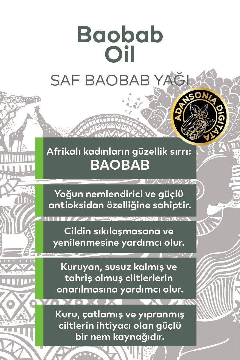 Saf Baobab Yağı 20 ML