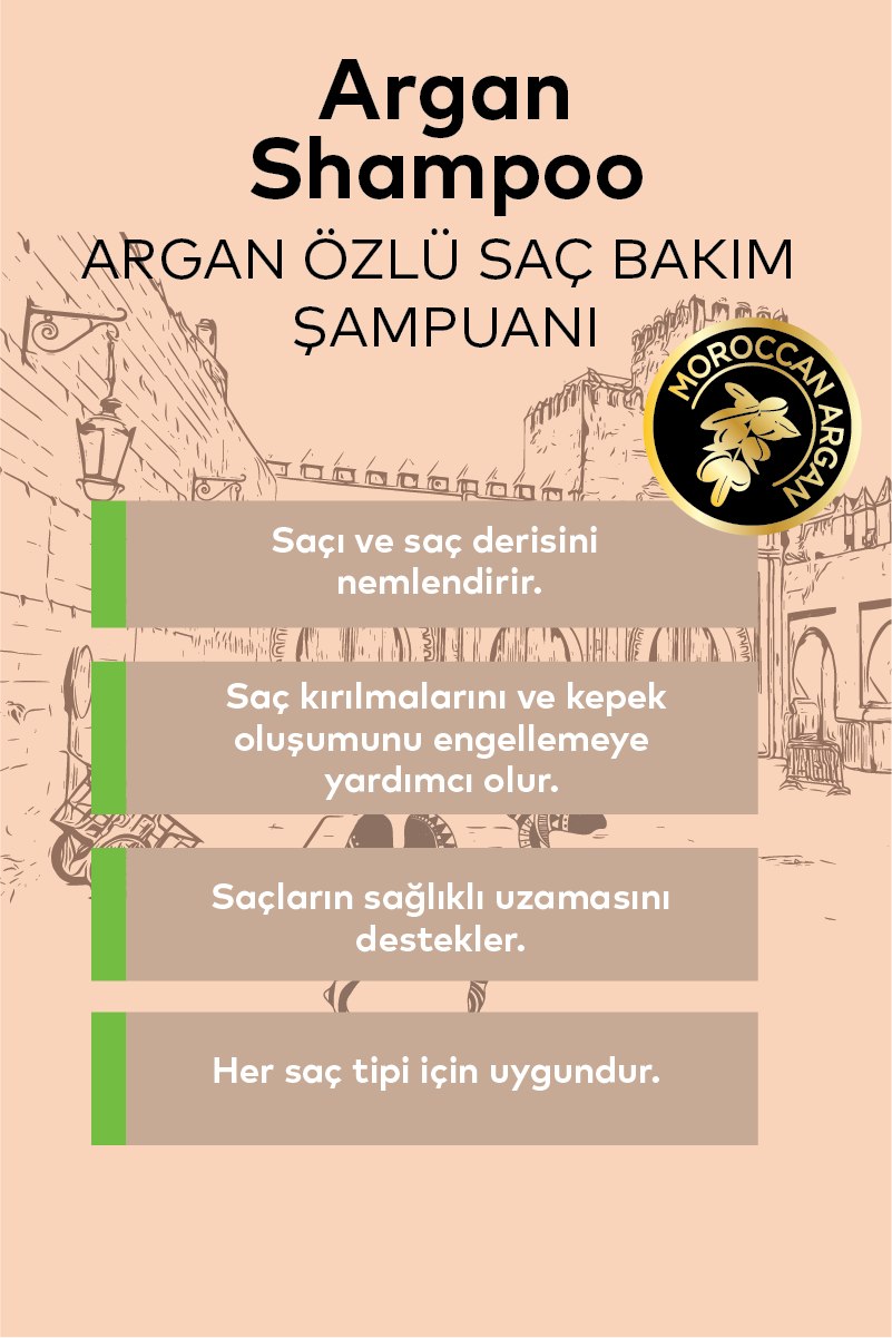 Argan Saç Bakım Şampuanı 400 ML