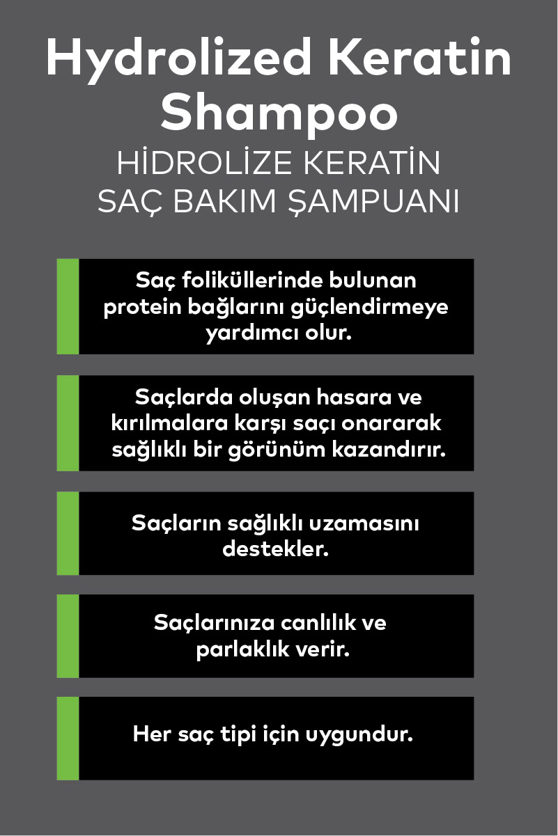 Keratin Saç Şampuanı 400 ML