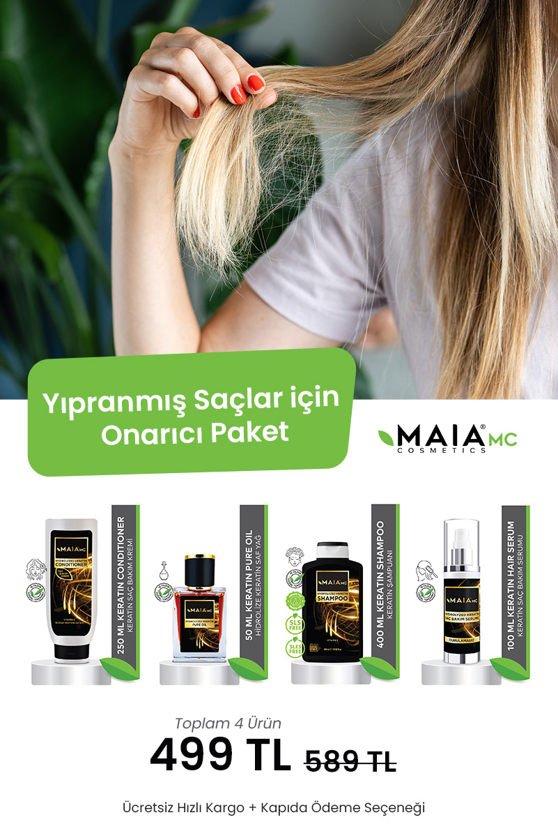 Yıpranmış Saçlar için  Onarıcı Paket